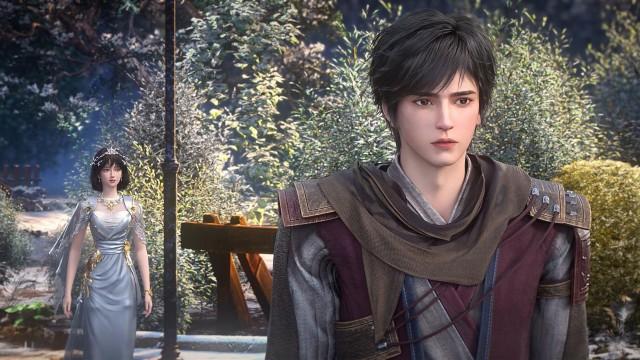 Peach Blossoms and Faces