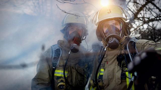 Brand auf verlassenem Gelände