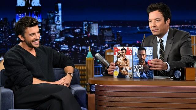 Jonathan Bailey, Jimmy Carr, the winner of "On Brand with Jimmy Fallon", I'm With Her