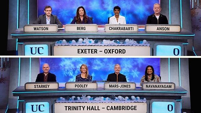 Christmas 2025: Exeter College, Oxford v Trinity Hall, Cambridge
