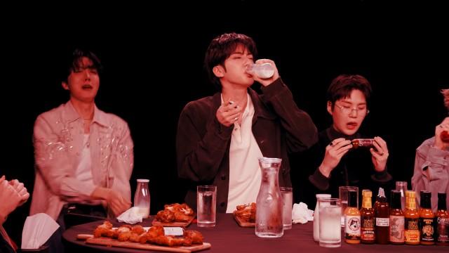BTS Breaks Another Record While Eating Spicy Wings