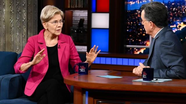 Senator Elizabeth Warren, Michael Stipe