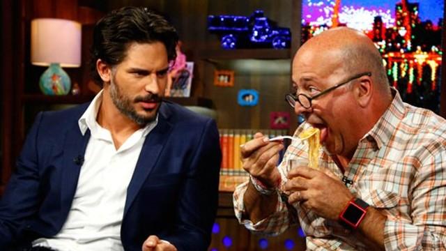 Joe Manganiello and Andrew Zimmern