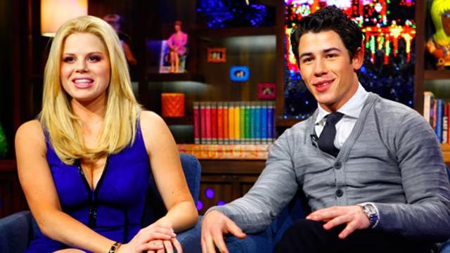 Megan Hilty and Nick Jonas