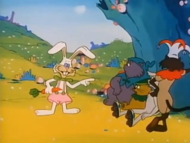 Cottontails, Chickens & Colored Eggs [Catillac Cats]