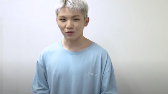 Woozi's Bottle Flip Challenge