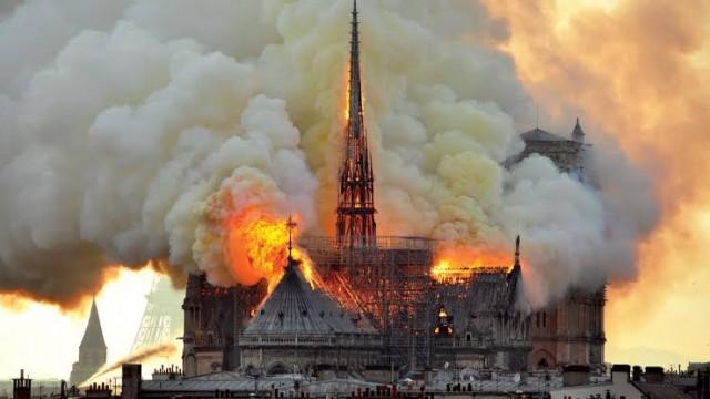 O que se queimou com o incêndio em Notre-Dame