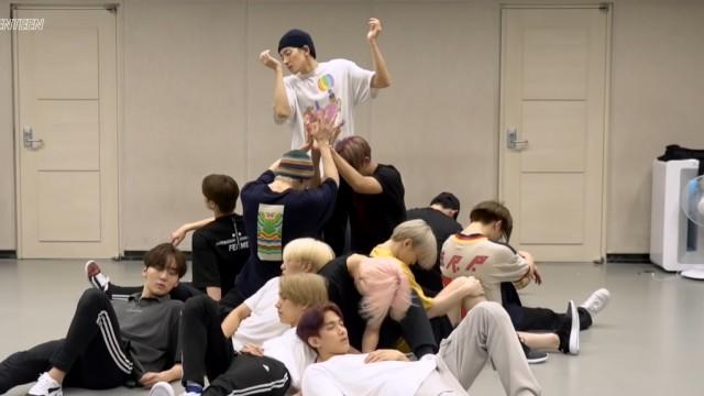 'Fear' Dance Practice Behind