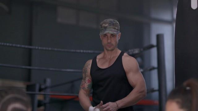 La camioneta del senador