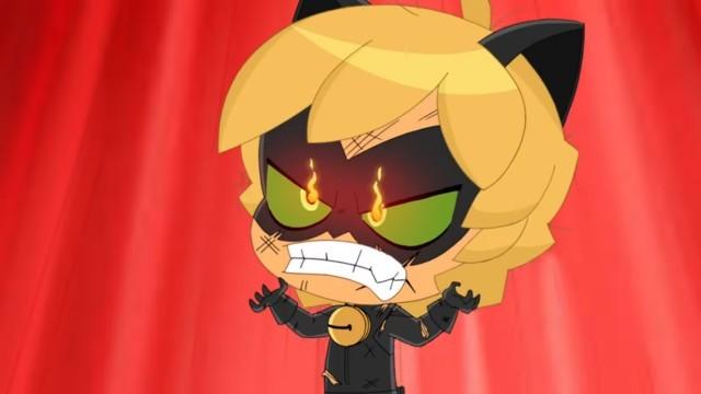 Miraculous Zag Chibi: Curiosity Kicked the Cat