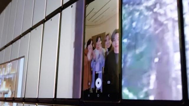 BTS amazed and amused by Galaxy Wall