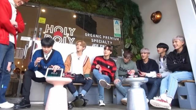 ATEEZ Tries the One Chip Challenge