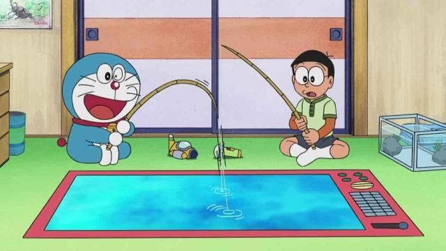 The portable aquarium / The reward / The long day of Nobita