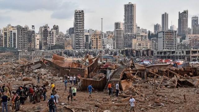 O Líbano antes e depois da explosão