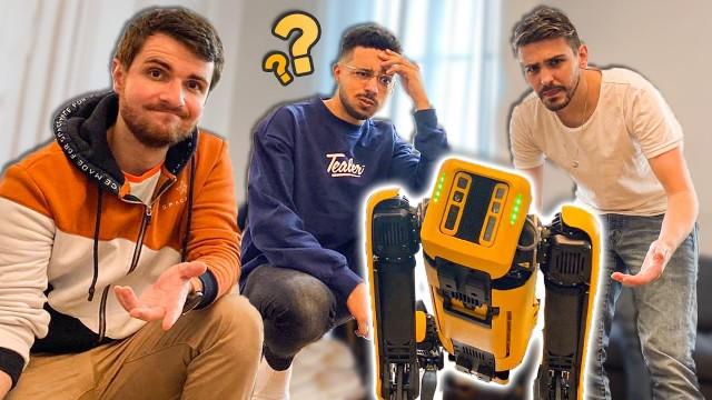 J'emmène mon chien robot chez des youtubers (Joyca, Mastu, Lebouseuh)