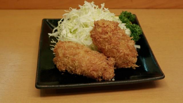 Hirekatsu Gozen and Seafood Cream Croquette in Miyamaedaira, Kawasaki City, Kanagawa Prefecture