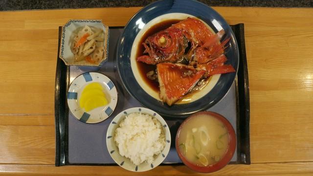 Braised Kinmedai and Gogo's Original Parfait of Ninomiya, Naka-gun, Kanagawa Prefecture