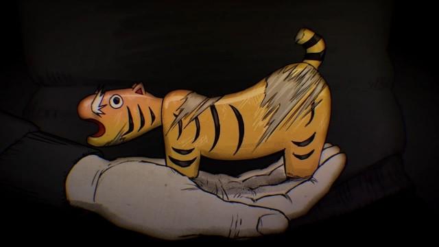 Papier-mâché Tiger