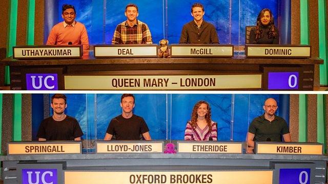 Queen Mary University of London vs Oxford Brookes University