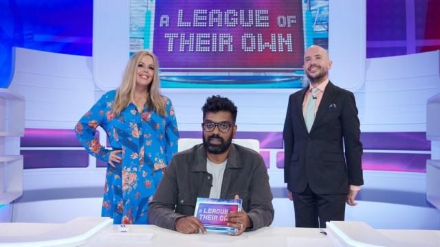 Troy Deeney, Roisin Conaty, Geoff Norcott, Alex Brooker, AJ Odudu and Tom Allen