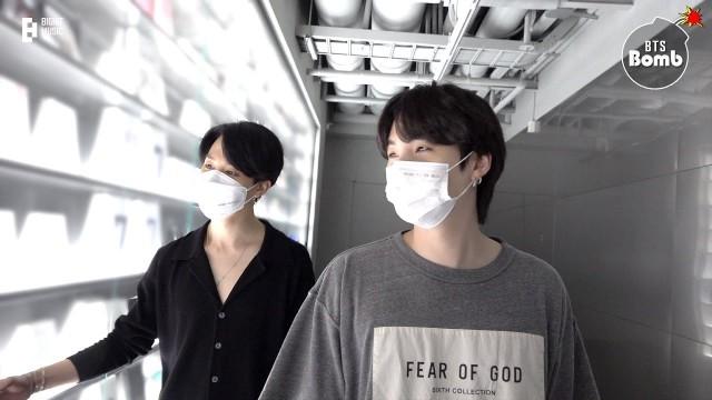 SUGA & Jimin Visit HYBE INSIGHT