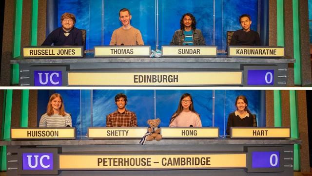 University of Edinburgh vs Peterhouse, Cambridge