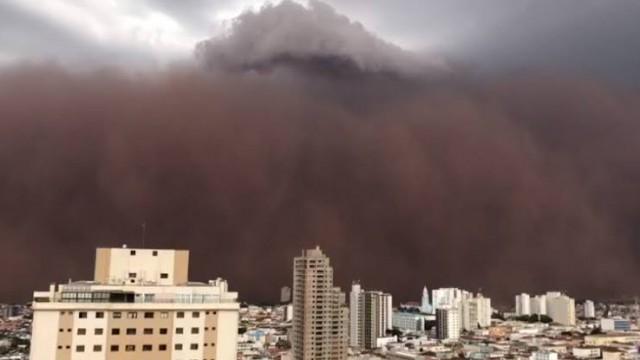 Por que tempestades de poeira atingem o interior do Brasil