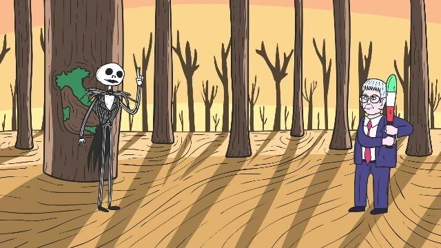 Jack Skeletron VS Mario Giordano