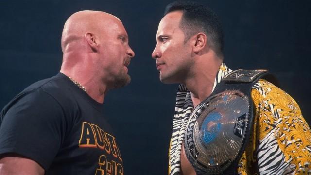 “Stone Cold” Steve Austin vs. The Rock