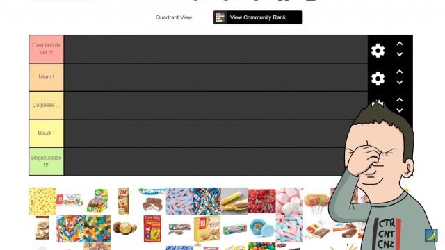 CLASSEMENT DES MEILLEURS BONBONS (Tier List)