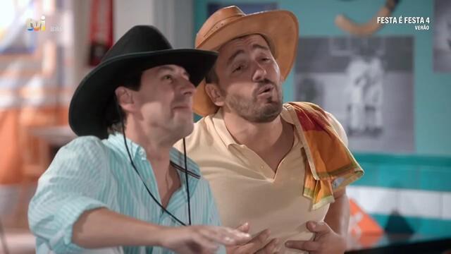 Nando e Tomé formam uma «dupla sertaneja»