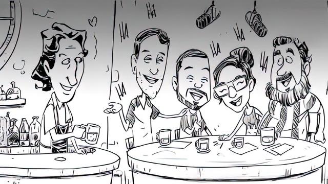 A Bar Talk (SciCast Special #500)