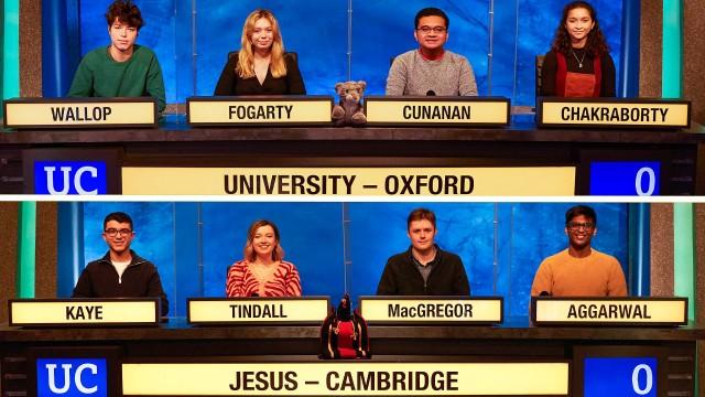 University, Oxford v Jesus, Cambridge