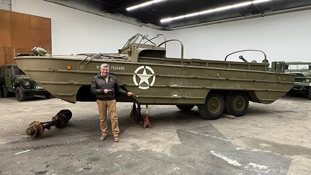 DUKW 353 military vehicle