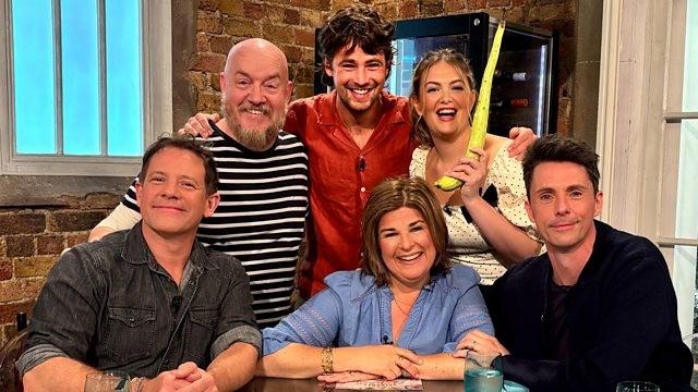 Matt Tebbutt, Julius Roberts, Poppy O'Toole, Matthew Goode, George Egg and Helen McGinn