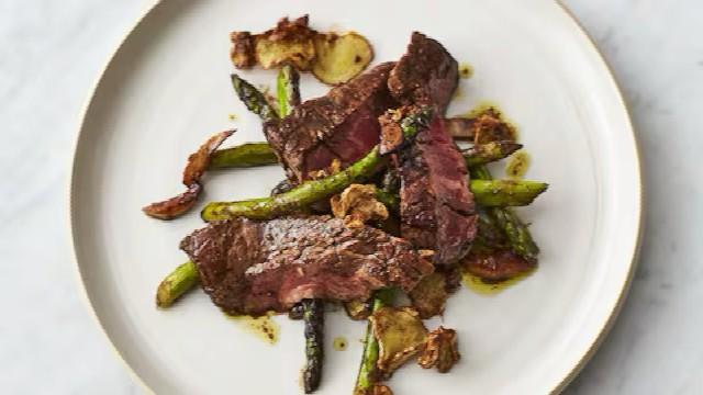 Steak Stir Fry, Watermelon Salad, Creamy Mussels & Boozy Pears