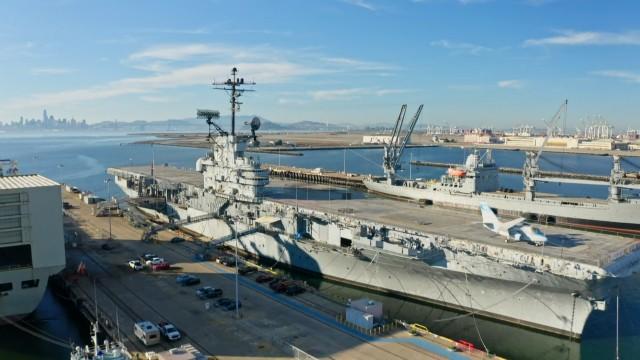 Historic Remains of USS Hornet